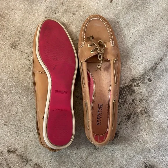 Sperry Shoes Sperry Topsider Boat Shoes With Pink Soles Poshmark